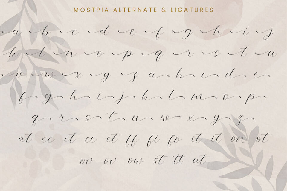 Mostpia Font