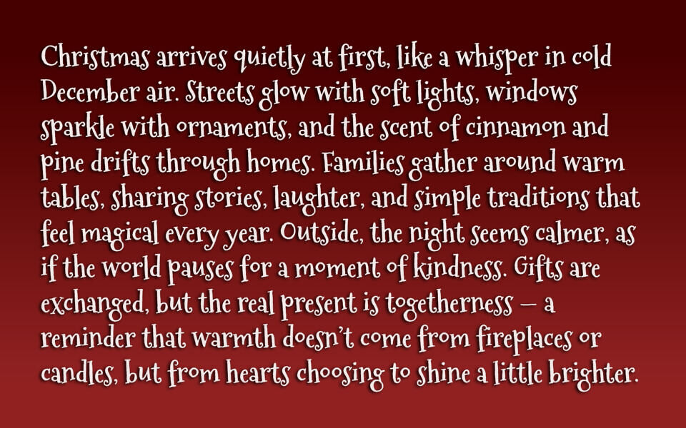 Mountains of Christmas Font