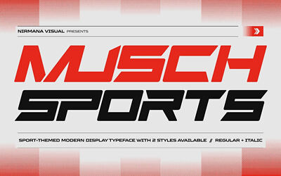 Musch Sports Font