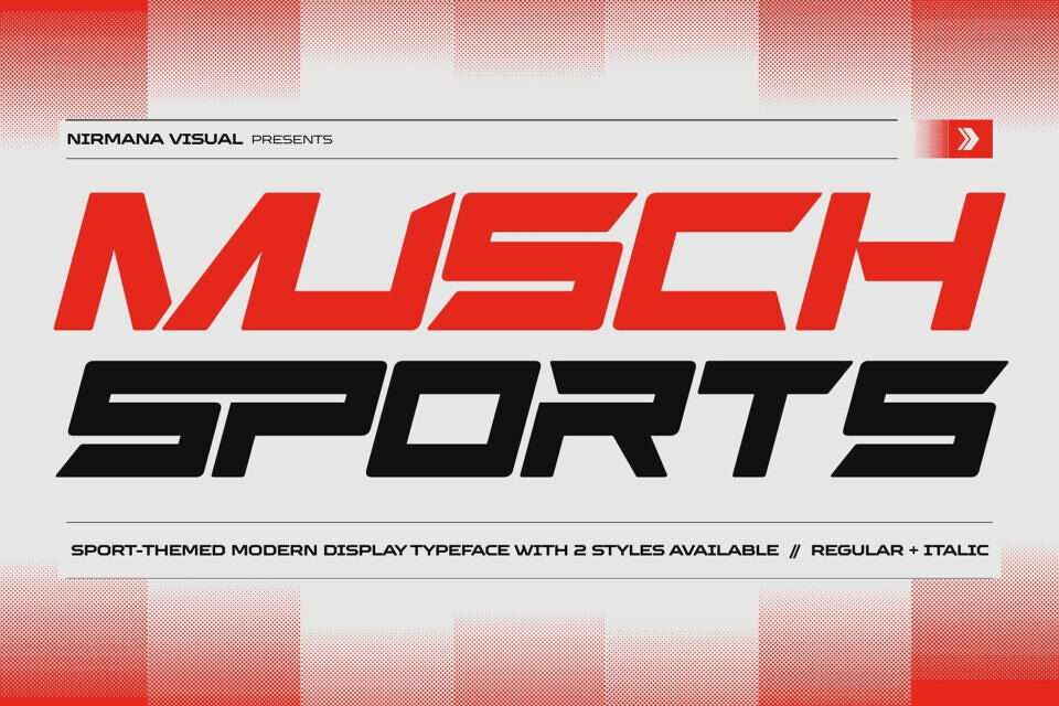 Musch Sports Font