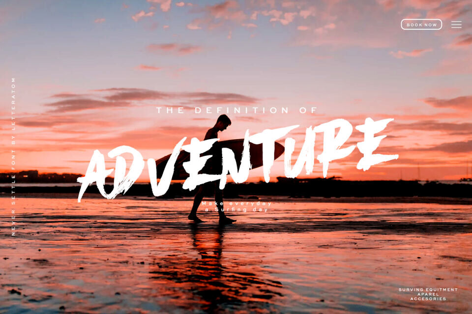 Never Settle Font