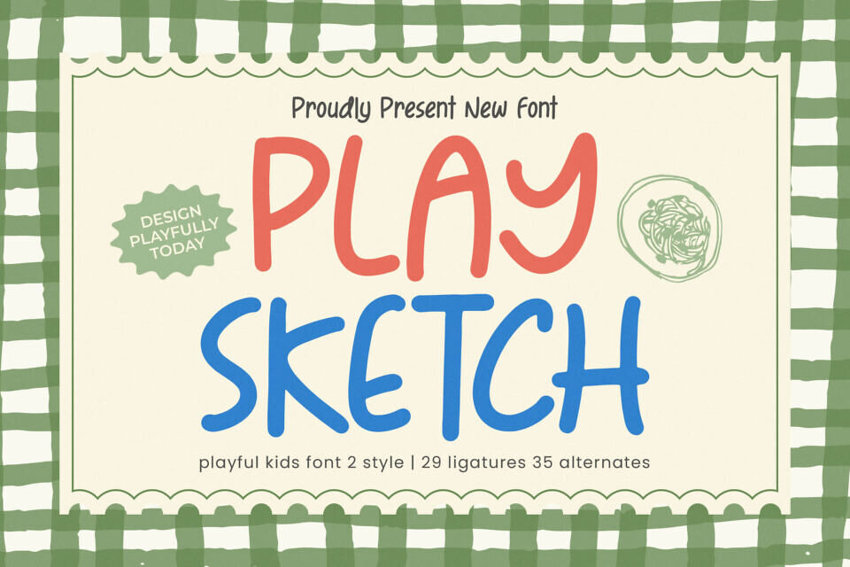 Play Sketch Font
