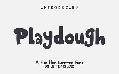 Playdough Font