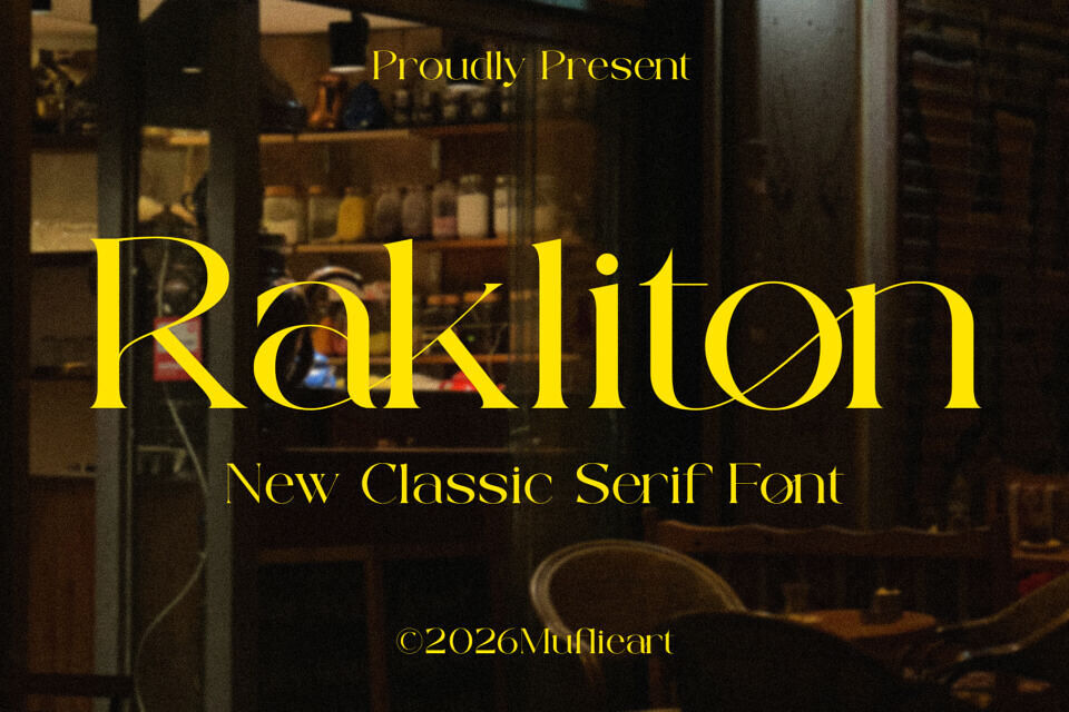 Rakliton Font