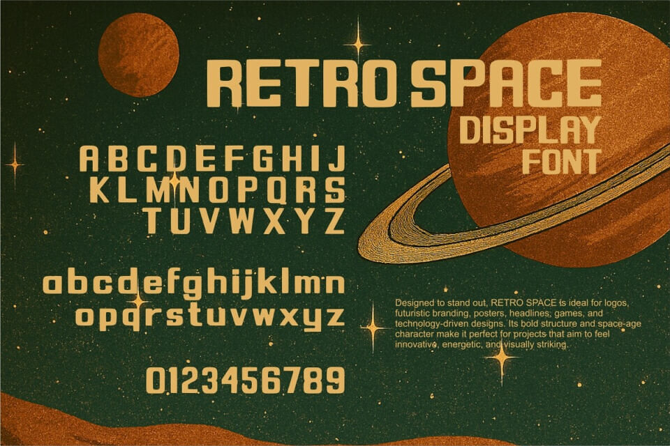 Retro Space Font