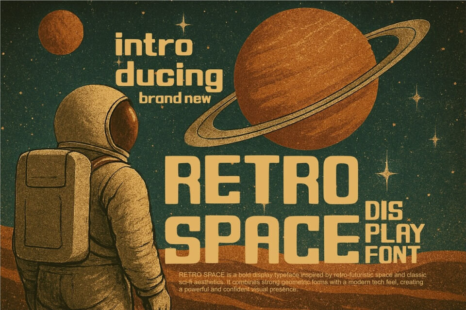 Retro Space Font