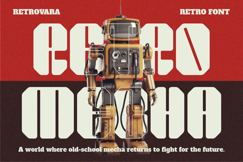 Retrovara Font