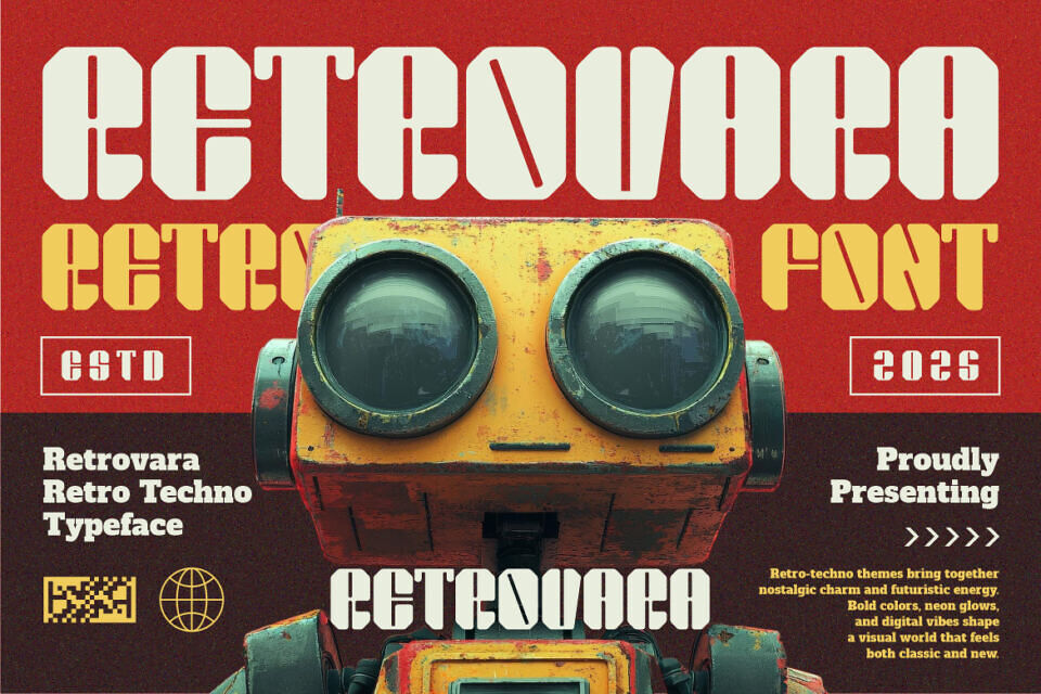 Retrovara Font