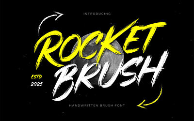 Rocket Brush Font