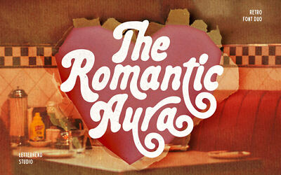 Romantic Aura Duo Font