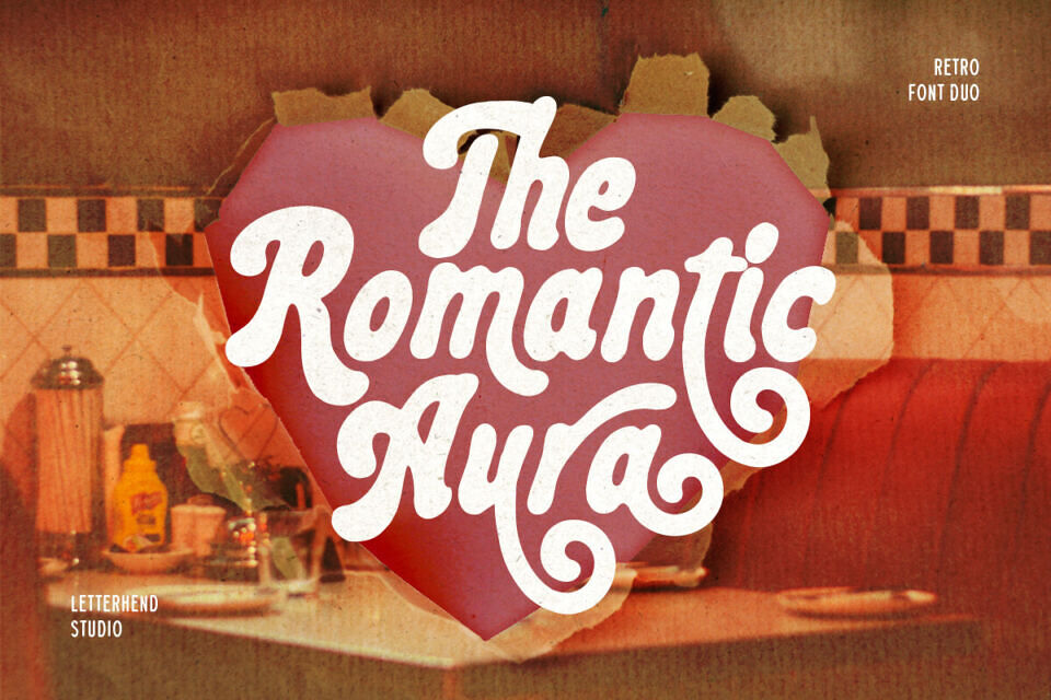 Romantic Aura Duo Font