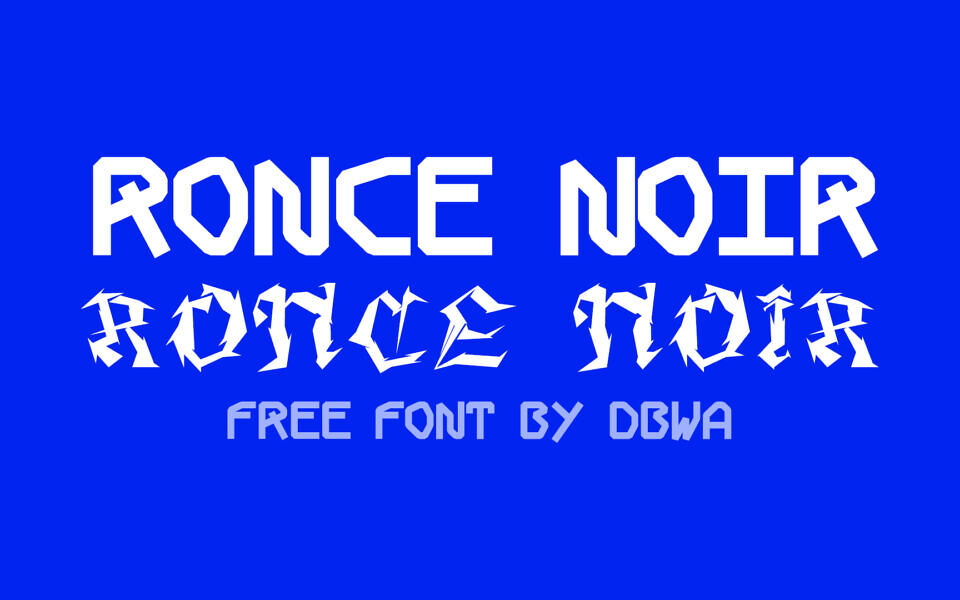 Ronce Noir Font
