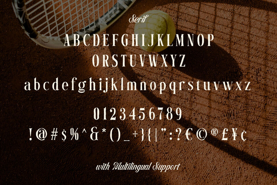 Rusty Court Duo Font