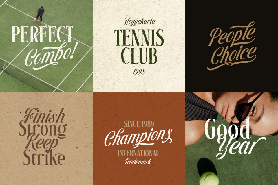 Rusty Court Duo Font