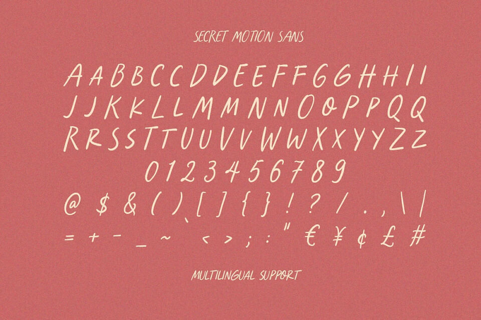 Secret Motions Font