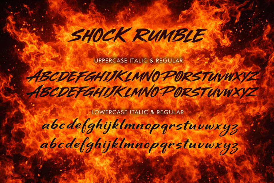 Shock Rumble Font