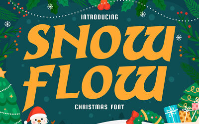 Snow Flow Font