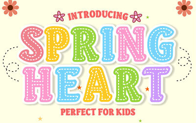 Spring Heart Font