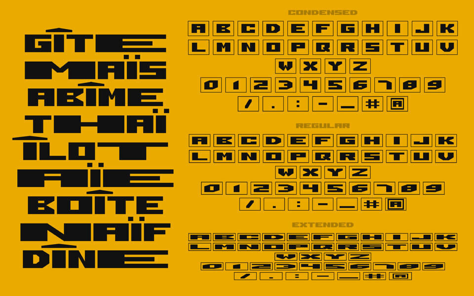SteamRoller Font