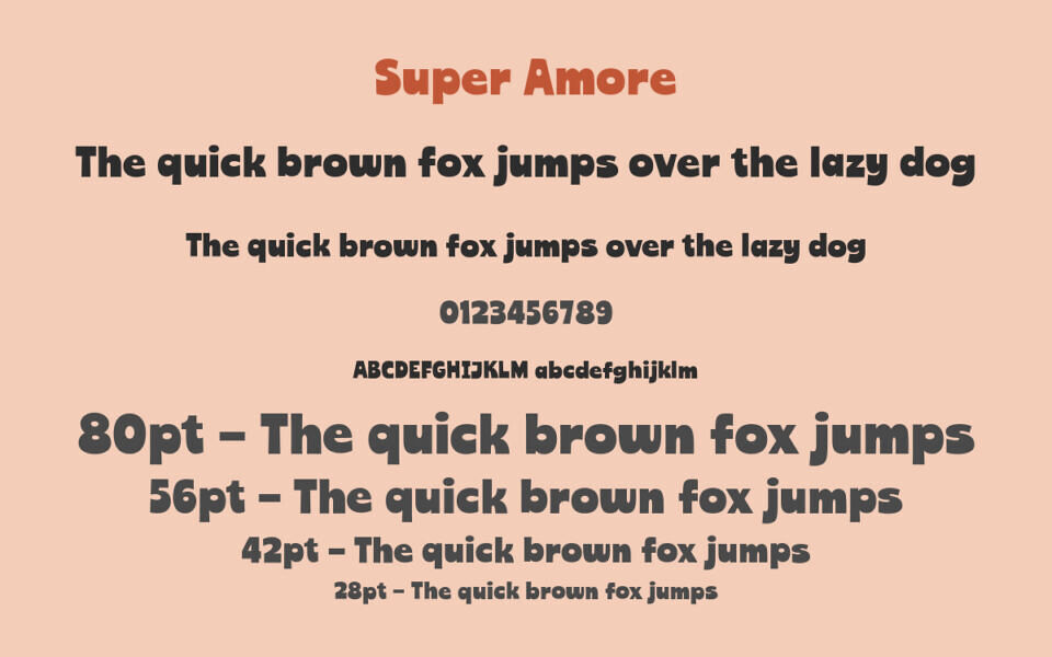 Super Amore Font