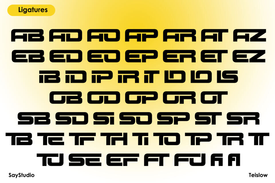 Teislow Font