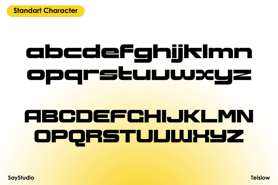 Teislow Font