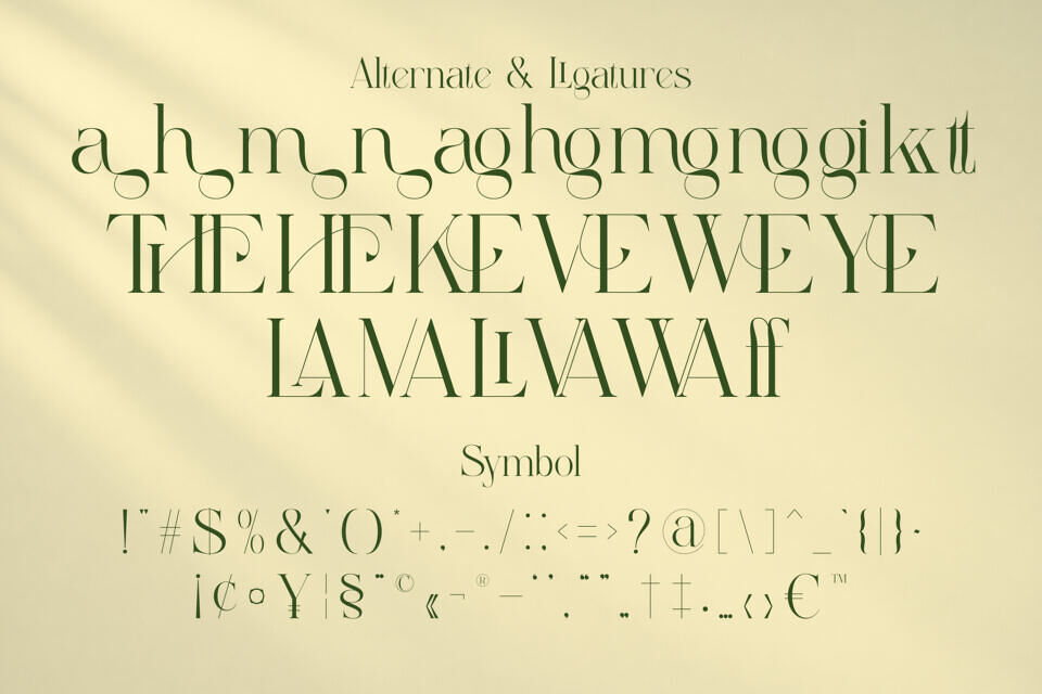 The Larove Font