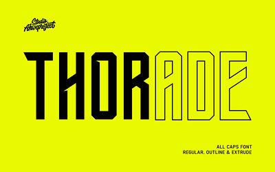 Thorade Font