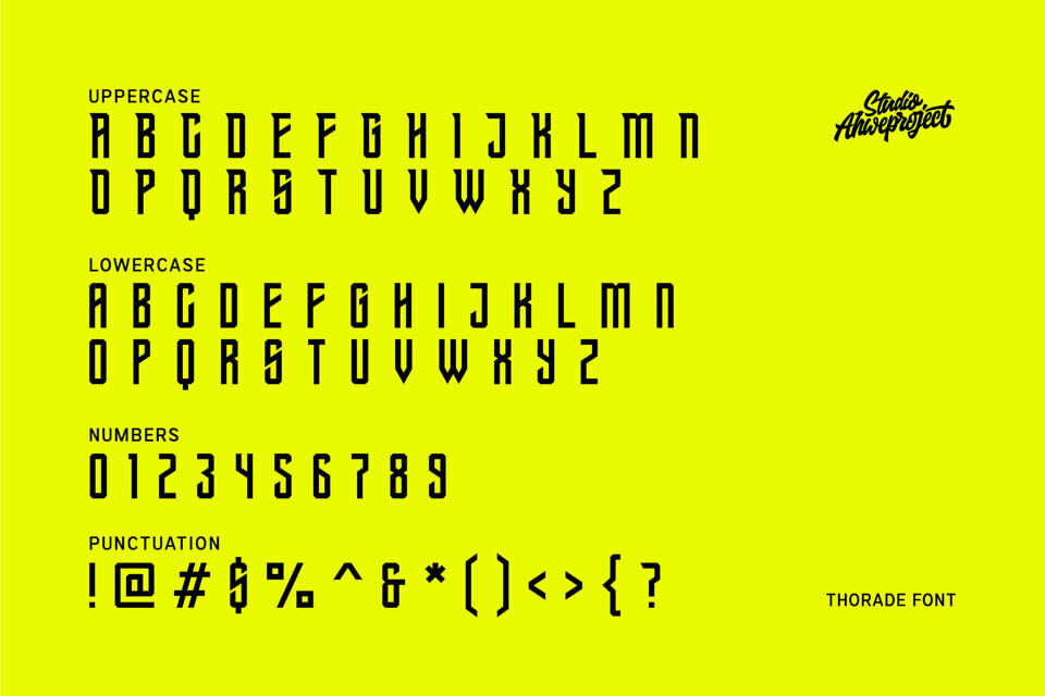 Thorade Font