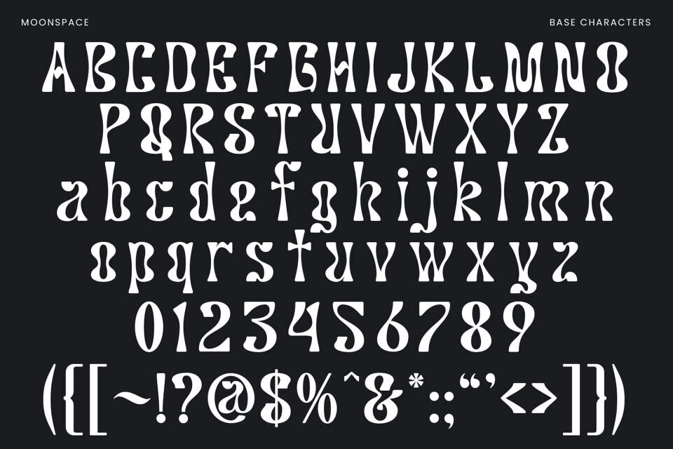 Moonspace Font