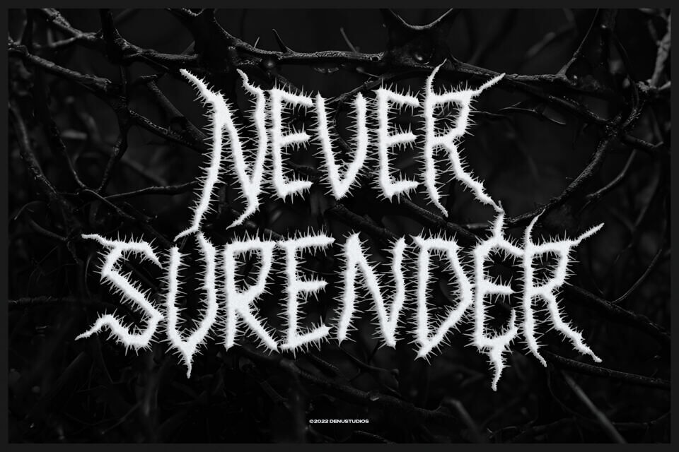 Void Briar Font