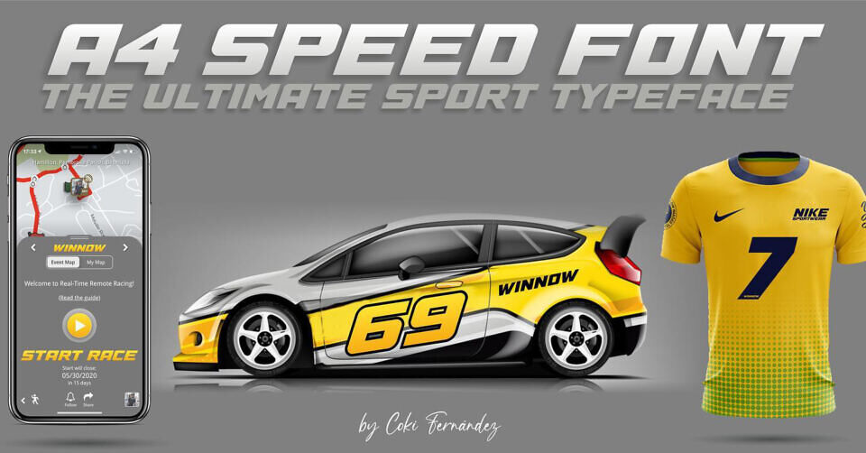 A4 Speed Font