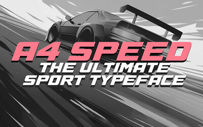 A4 Speed Font