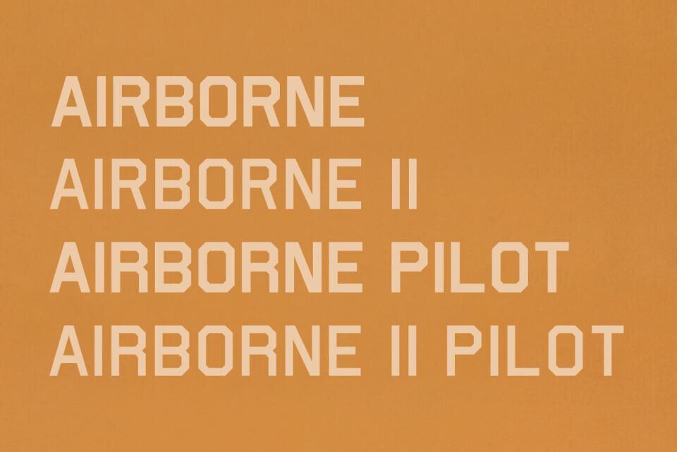 Airborne Font