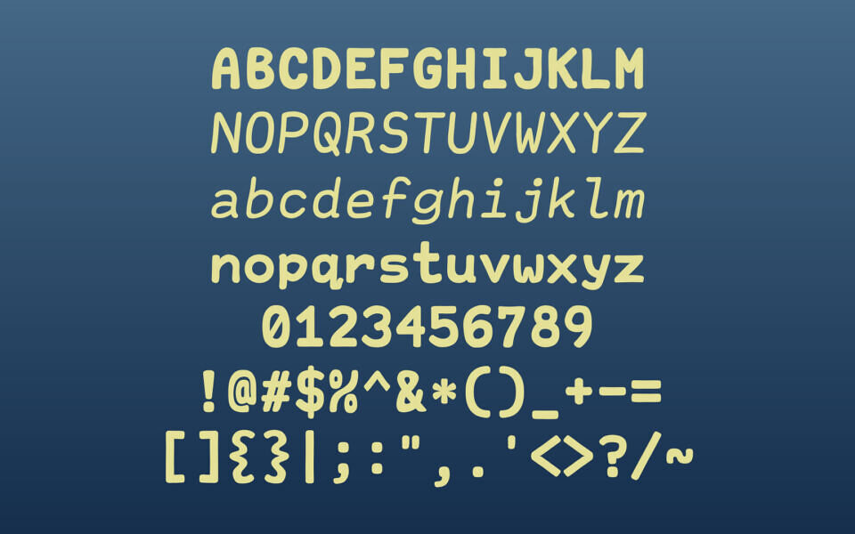 Annotation Mono Font