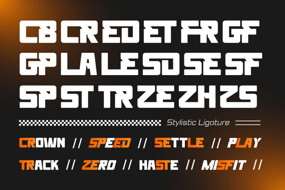 Axzer Sports Font