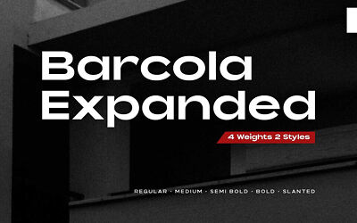 Barcola Expanded Font