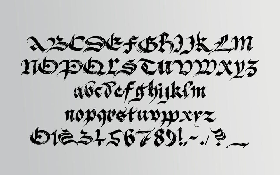 BlackFlag Font