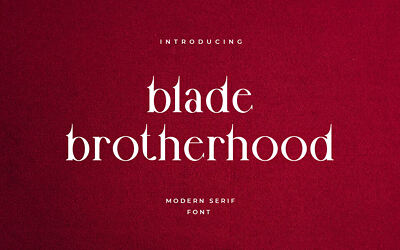Blade Brotherhood Sharpie Creep Font