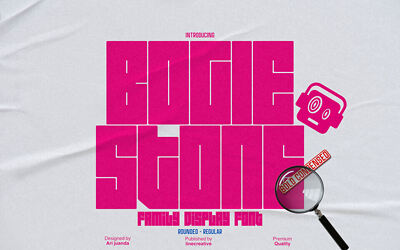 Bogiestone Font
