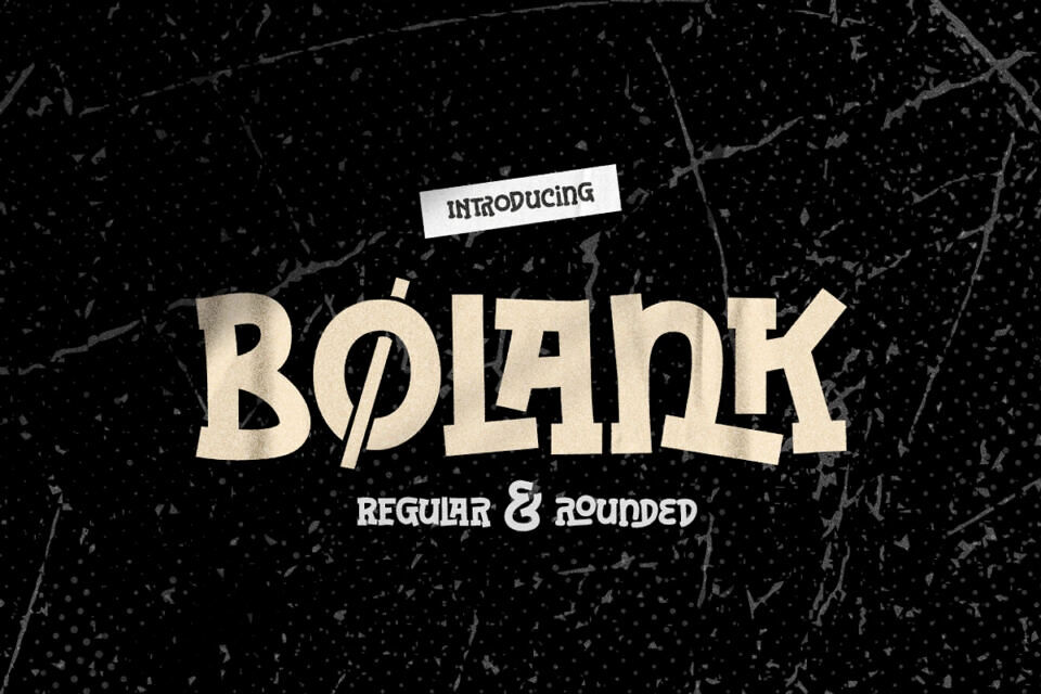 Bolank Font