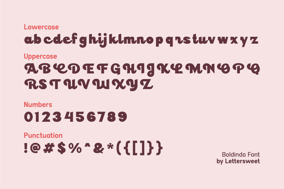 Boldinda Font