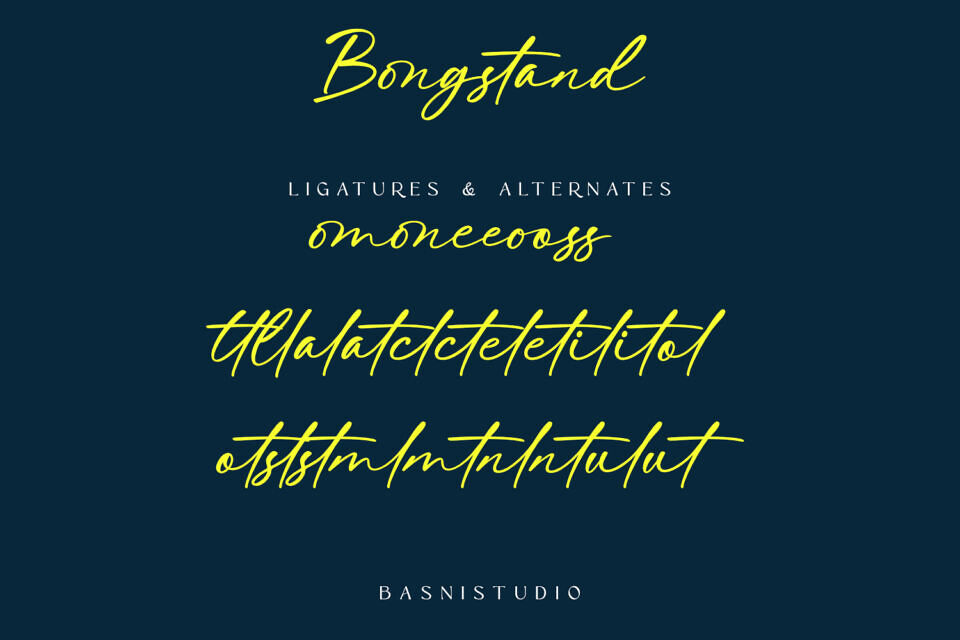 Bongstand Font