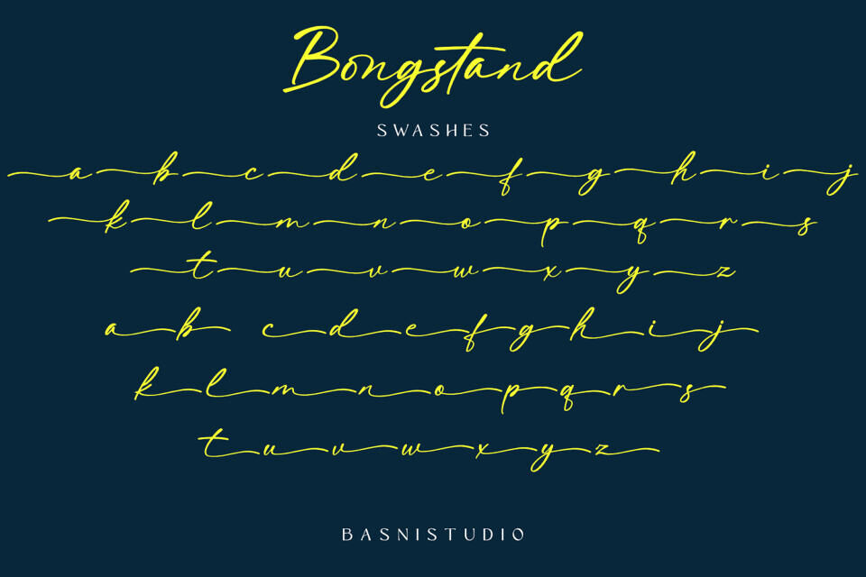 Bongstand Font