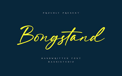 Bongstand Font