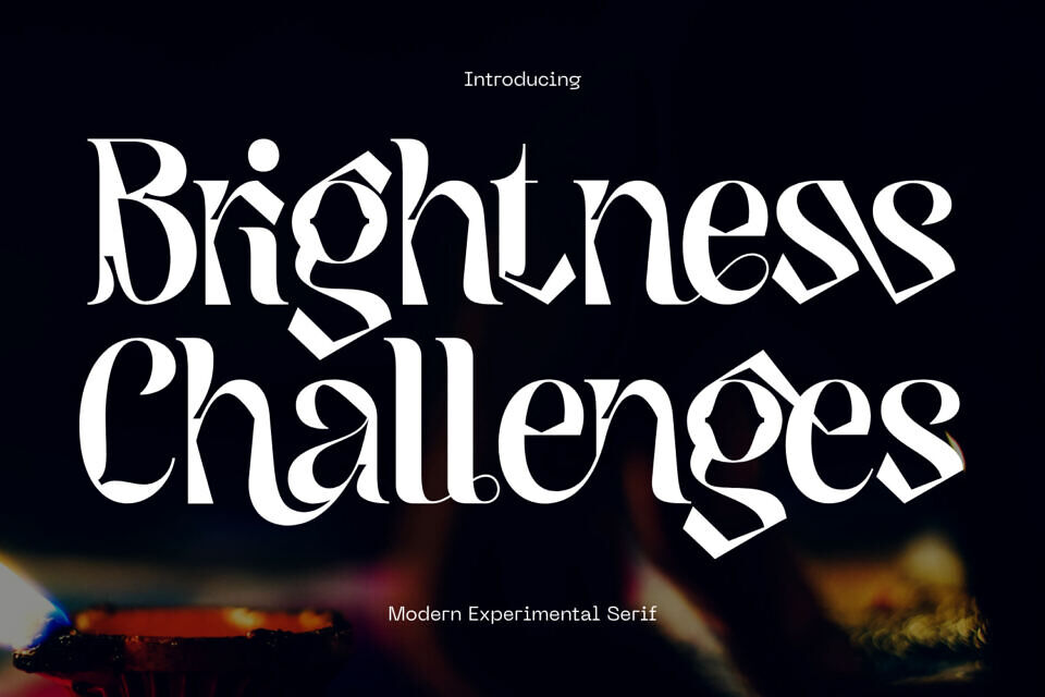 Brightness Challenges Font