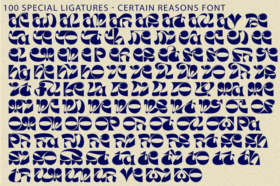 Certain Reasons Font
