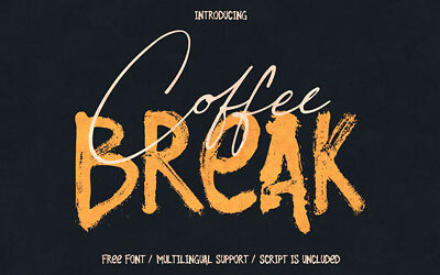 Coffee Break Font Duo