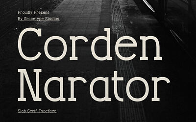 Corden Narator Font