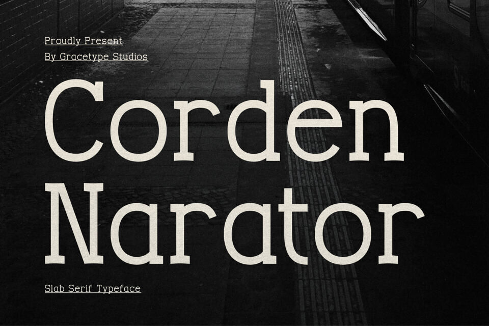 Corden Narator Font